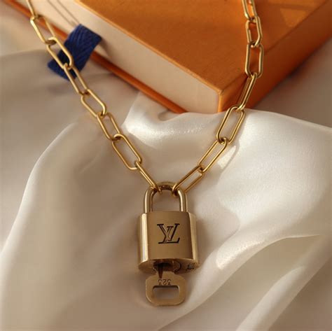 louis vuitton pendant mens|louis vuitton lock pendant necklace.